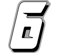 Sticker Adesivo Numero Gara Rally Motocross Altezza 15CM