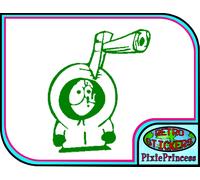 Sticker Adesivo Vinile Kenny South Park Poster Killed Wall Window Cartoon