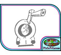 Sticker Adesivo Vinile Kenny South Park Poster Killed Wall Window Cartoon