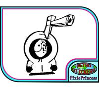 Sticker Adesivo Vinile Kenny South Park Poster Killed Wall Window Cartoon