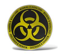 Sticker BIOHAZARD Adesivo Murale Decal Laptop Auto Moto Casco Wall Vinile Parete