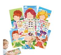 Sticker Book Reusable - Creative Activity Album, Colorful Playset Pages, Interactive Dress Up Sheets, Engaging Learning Pack, Vibrant Cartoon Collection, Fun DIY Crafts Compilation, Imaginativ