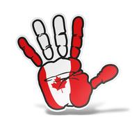 Sticker CANADA Adesivo Parete Souvenir Decal Laptop Casco Auto Moto Murale