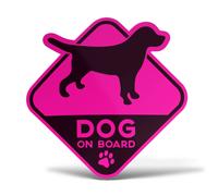 Sticker CANE A BORDO Adesivo Auto Moto Camper 4x4 Fuoristrada Casco Finestrino