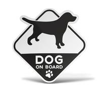 Sticker CANE A BORDO Adesivo Auto Moto Camper 4x4 Fuoristrada Casco Finestrino