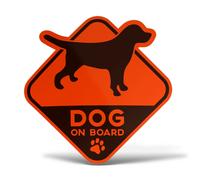 Sticker CANE A BORDO Adesivo Auto Moto Camper 4x4 Fuoristrada Casco Finestrino