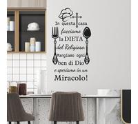 Sticker da Parete per Cucina “Dieta del Religioso” |WS2666| Decorazione Adesiva