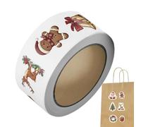 Sticker di Natale per Bambini 500 Pezzi Etichette Decorative Adesive | Adesivi Decorativi per Buste e Sigilli Per Bambini e Adulti Famiglia Festa Arte Lavoretti e Progetti Creativi Regali per C