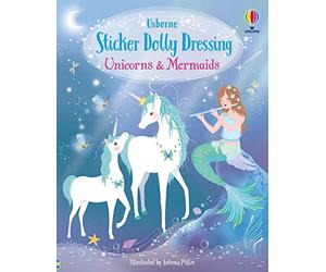 Sticker Dolly Dressing Unicorns and Mermaids