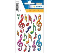 Sticker, Herma MAGIC, chiave di violino, Jewel PG/1Bl