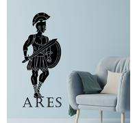 Sticker Murale Ares |WS2571| Adesivo da Parete con Dio Greco della Guerra, Decor