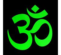 Sticker OHM OM YOGA SIMBOLO PACE Adesivo Murale Decal Laptop Auto Moto Casco PVC