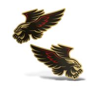 Sticker Olografico Fluo x2 FALCO Adesivo Decal Auto Moto Murale Casco Laptop PVC