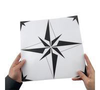 Sticker Per Pavimenti Impermeabile Adesivo for piastrelle for pavimenti autoadesivo da 30x30 cm, impermeabile, antiscivolo, for bagno. Decorazione for la stanza(Style1,30x30cmx5pcs)