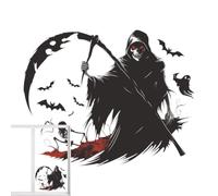 Sticker per Specchio Mietitore Sticker Da Parete Halloween E Articoli Per