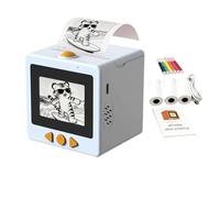 Sticker Printer, Bluetoooth Sticker Maker Machine With 3 Pack Rolls Paper