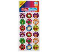 Sticker Solutions Circular Shaped Reward Phrases Pack Assorted [10 Sheets]