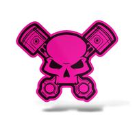 Sticker TESCHIO PISTONI Adesivo Murale Decal Laptop Auto Moto Casco Scooter PVC