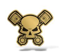 Sticker TESCHIO PISTONI Adesivo Murale Decal Laptop Auto Moto Casco Scooter PVC