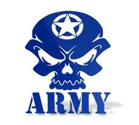 Sticker TESCHIO SKULL Adesivo Murale Decal Laptop Auto Moto Casco Roadster Army