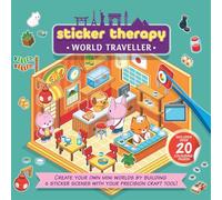 Sticker Therapy: World Traveller: Design your own miniature 3D scenes | Over 150 stickers to create the cutest, cosiest rooms