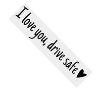 Sticker Ti Amo Guida Sicura Etichette Emblema Con Lettere Impermeabili Per