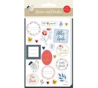 Sticker und Etiketten - Stickerbogen mit 100 Stickern: LandLust