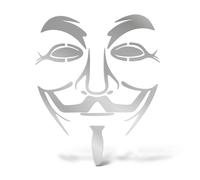 Sticker V FOR VENDETTA Adesivo Murale Decal Laptop Auto Moto Casco Scooter PVC