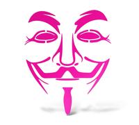 Sticker V FOR VENDETTA Adesivo Murale Decal Laptop Auto Moto Casco Scooter PVC