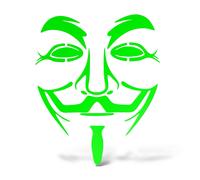 Sticker V FOR VENDETTA Adesivo Murale Decal Laptop Auto Moto Casco Scooter PVC