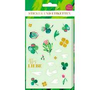 Stickerbogen mit 100 Stickern: All about green