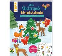 Stickerbuch-Adventskalender: Jeden Tag neue Sticker für Kinder ab 4 Jahren