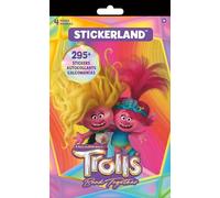 Stickerland - Blocco da 4 pagine dei Trolls Band Together, 4 pagine