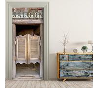 StickerProfis Autoadesivo mantiburi Porta - 10 Motivi a Scelta - WTD Pellicola Saloon