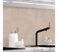 StickerProfis - Pannello Paraschizzi Cucina Adesivo da Parete, Opaco, 1.8 mm, Tutte Le superfici - Colpo Tortora - (Taupe Strich) Premium 60 x 220cm