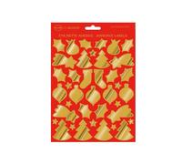 Stickers adesivi fustellati - motivi natale - oro - Rex Sadoch