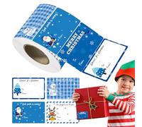 Stickers - Christmas Stickers | Tag Stickers | 400X Christmas Name Tags Decorations, Adhesive Craft Paper Stickers For Festival Birthday Wedding Holiday Present Labels, Christmas Labels Stickers