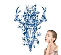 Stickers Cool per il Corpo Decalcomanie Adatte Alla Pelle, Multiuso, | Impermeabile Decorazioni Multiuso Festive, Disegni Temporanei, Halloween E Natale