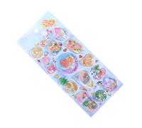 Stickers | Decorativo Con Rilievo 3D,Piccoli Adesivi Ad Acqua In Rilievo Per Taccuino | Per Valigie Bagaglio Taccuino Busta Occhiali Tablet Agende Diari Tazze Laptop Chitarre