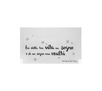 STICKERS DECORAZIONE MURALE "SOGNO E REALTA" - DECORO CREARREDA.