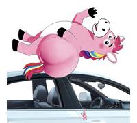 Stickers di Animali per Bambini | Decorazioni Adesive 3D A Forma Di Posteriore Di Cavallo In Stile Cartone Animato,Adesivi Per Le Feste Di Natale - Per Bottiglie D'Acqua, Lavoretti Scolastici E Tenere