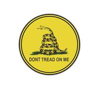 Stickers for Everyone Adesivo Gadsden rotondo Dont Tread on me, decalcomania per auto, camion, paraurti, laptop, finestra, parete, US.