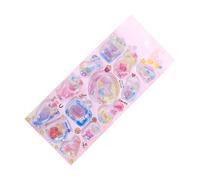 Stickers for Kids,3D Relief PVC Mini Water-Filling Design - Small Water Decal,for Luggage Notebook Envelop Glasses Tablet Planner Journals Laptops Wall Guitars