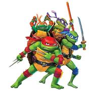 Stickers repositionnables - Les TNJA - Leonardo, Donatello, Raphaël et Michelangelo,