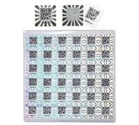 StickersLab - 108 Etichette adesive sigilli ologrammi di garanzia e sicurezza QR CODE