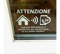 StickersLab - 2 PZ Adesivi allarme GPS per proprietà sistema di allarme mobile per interni (4)