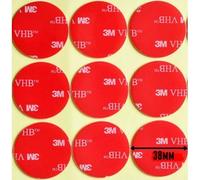 StickersLab - 5952 biadesivo VHB a schiuma acrilica (10 pezzi diametro 38mm)