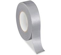 StickersLab - NASTRO AMERICANO TELATO PLASTIFICATO PER RIPARAZIONI 38MM X 25 MT (50mm x 25 Metri, Bianco)