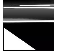StickersLab - Pellicola adesiva nero lucido APA made in Italy car wrapping (152cm x 100cm)