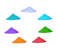 StickersLab - PIGMENTO ADDITIVO IN VARIE COLORORAZIONI POLVERE LUMINESCENTE FOSFORESCENTE CHE SI ILLUMINA AL BUIO (A BASE BIANCA) (50 Grammi, Blu Sky)